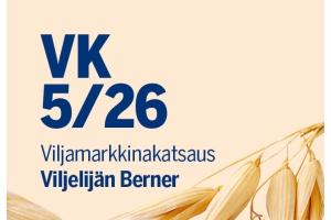 Viljan hintanäkymät tasaisen heikkoja, öljykasvimarkkina vahvistunut