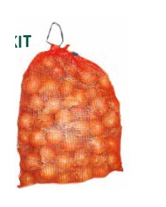Verkkosäkki 5 kg oranssi, 1000 kpl