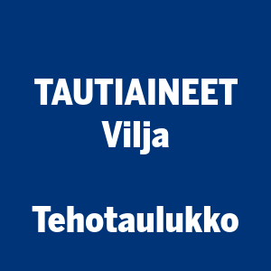 Tankkiseostaulukko rypsi ja rapsi